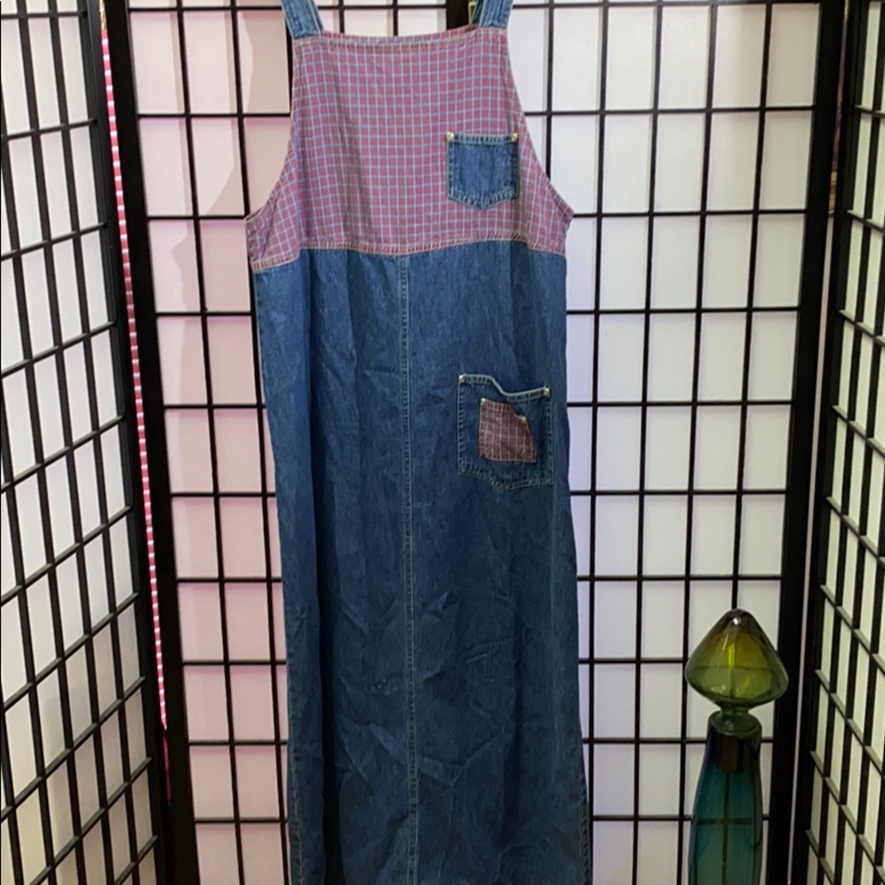 Vintage True Blue Denim Jumper Size M
